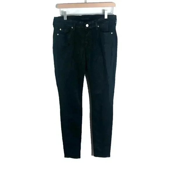 7 For All Mankind Black Skinny Jeans - Picture 1 of 16